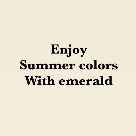 Enjoy summer colors