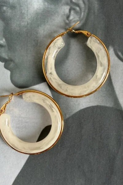 off white earring